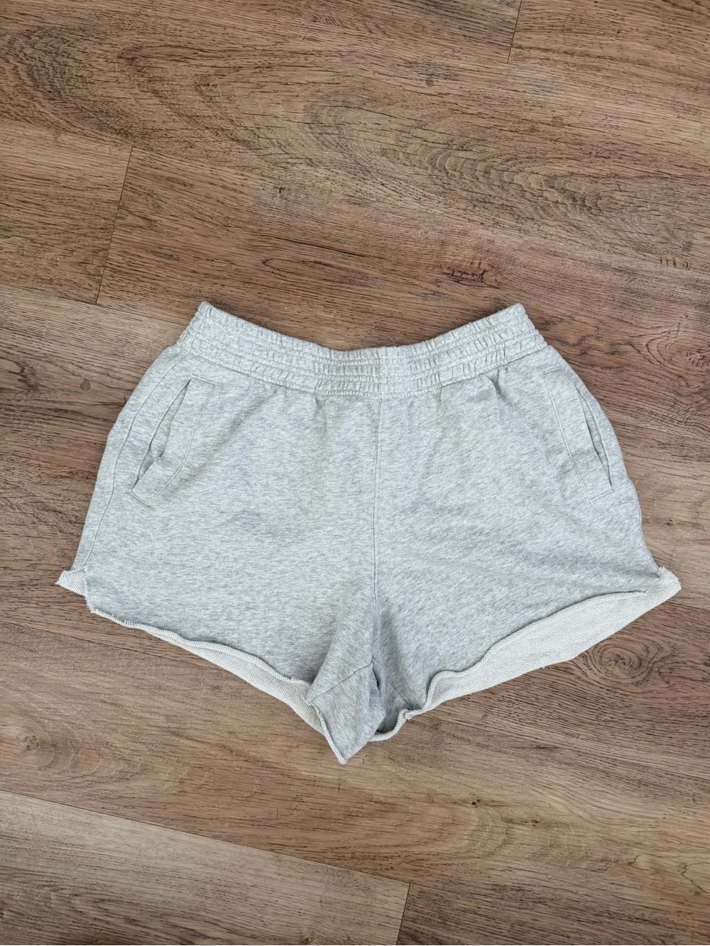 Aerie Loose Fleece Shorts - Gray